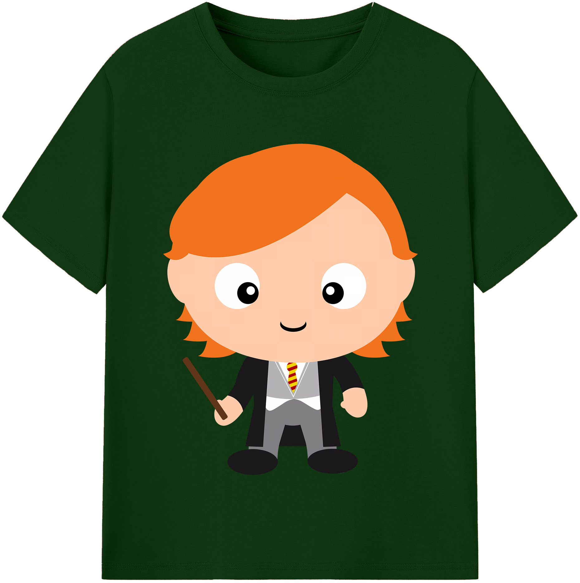 （画像用） Harry Potter ハリー・ポッターシリーズ 綿100％半袖Tシャツ（フロントプリント）